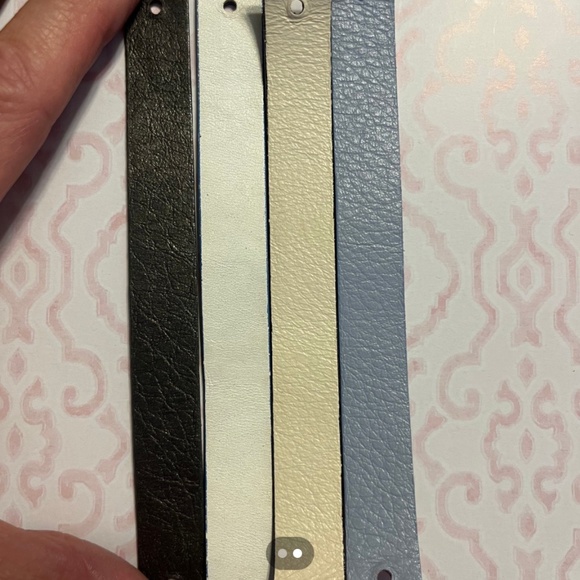 Brighton Christo Barcelona Cuff Bracelet with 4 Leather Straps - Picture 2 of 9